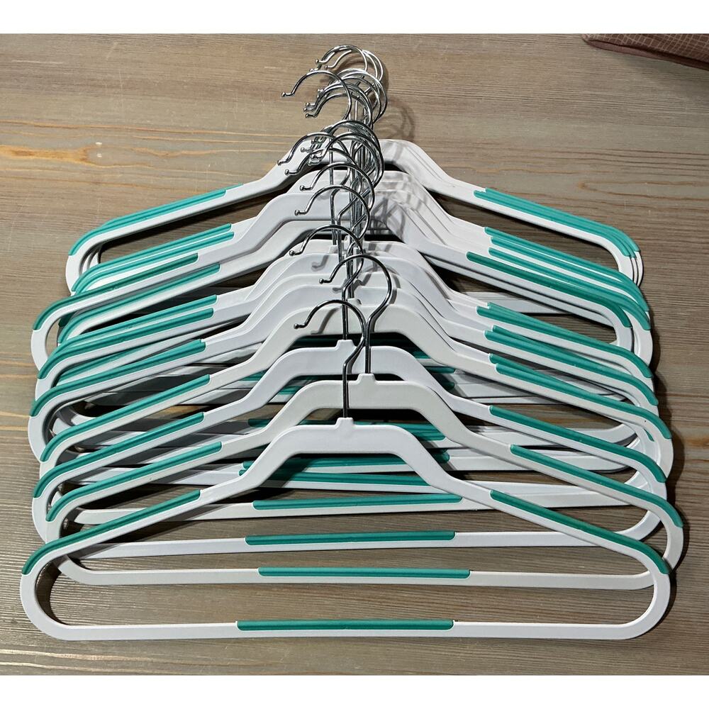 Mainstays Teal Slim Grip Non-Slip Hangers (22 pack)